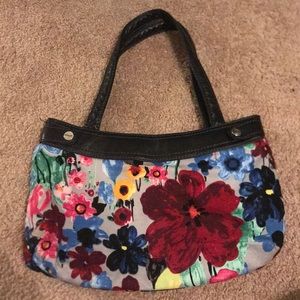 Thirty one tote bag with flowery cover